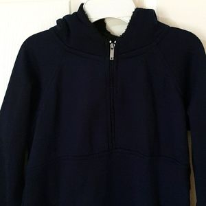 Fuzzy navy hoodie